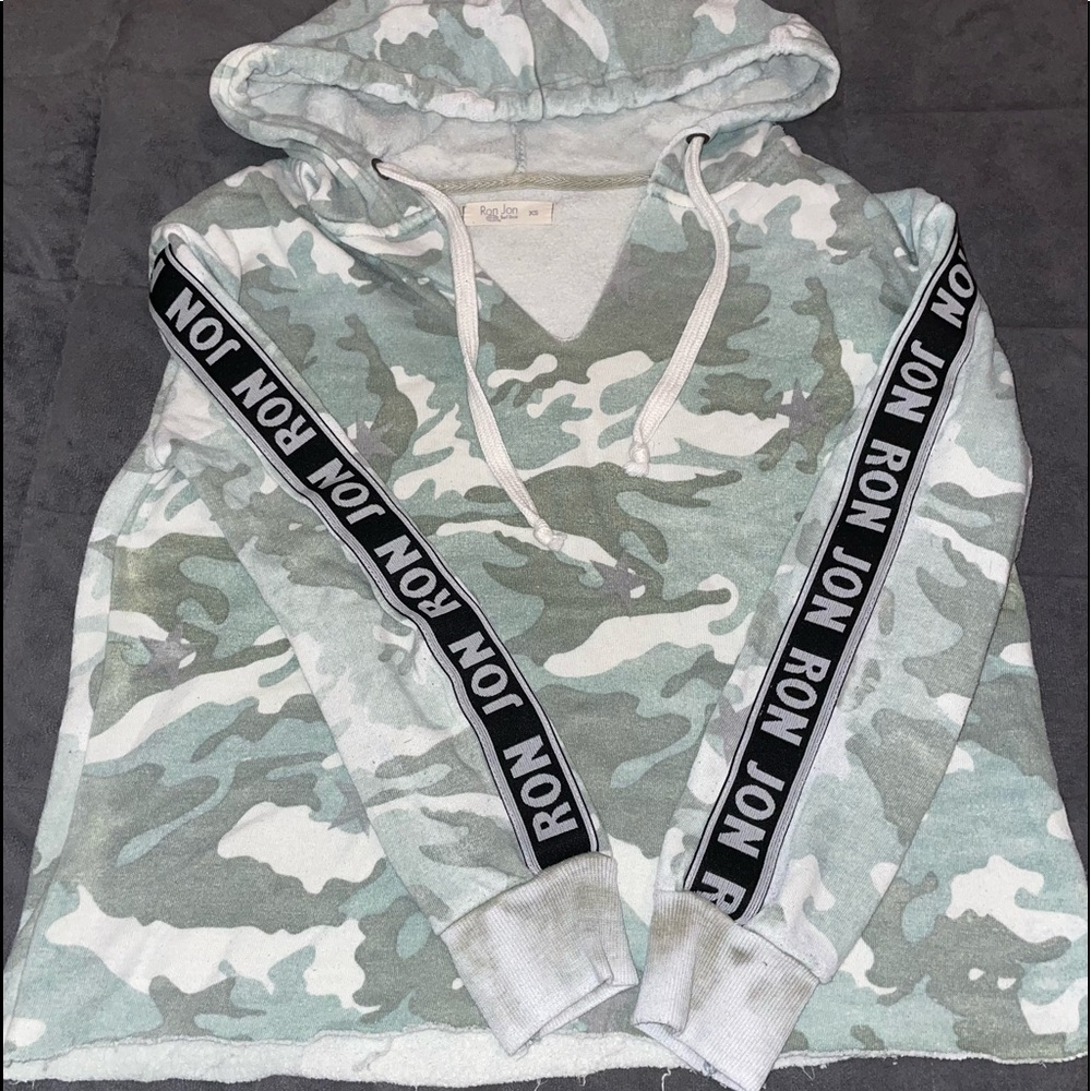 Women's Ron Jon Camoflage Hoodie, Size: XS